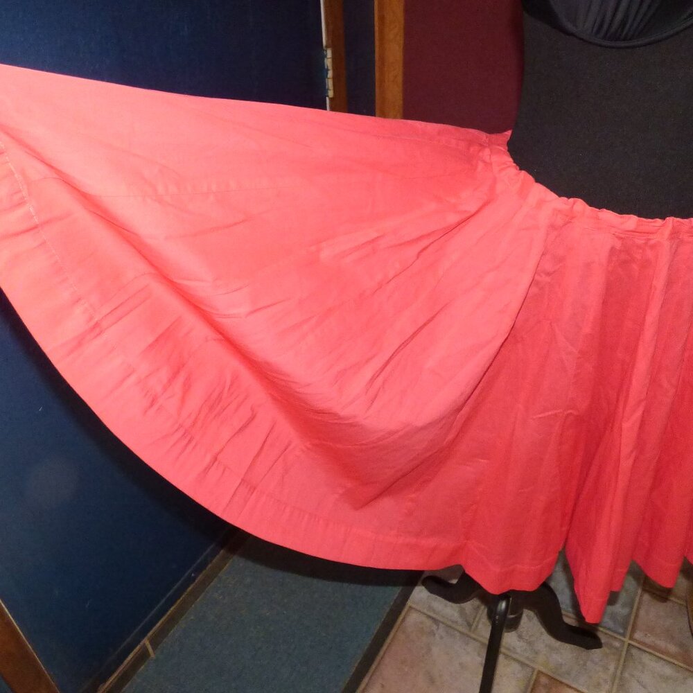 VINTAGE GOTH BOHO VS MODA INTERNATIONAL CORAL DRAWSTRING SHORT SKATER SKIRT XL